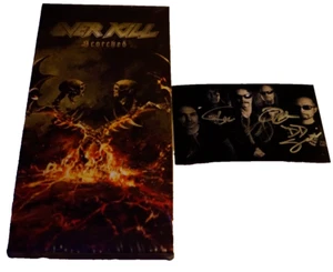 Overkill ‎– Scorched Autographed Card + Long box Limited Edition CD New Sealed - Picture 1 of 8
