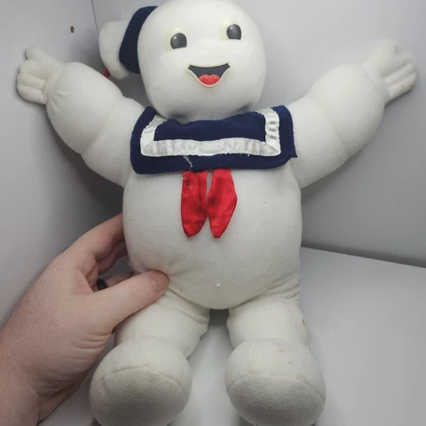 Vintage Ghostbusters Stay-Puft Puff Marshmallow Man PLUSH 1986 Kenner Glows Cover