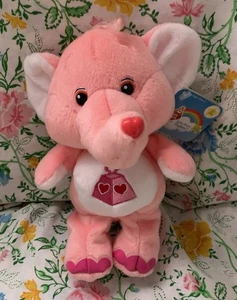 Care Bears Cousins Lotsa Heart Elephant Small Plush Beanbag 20th Anniversary* - Picture 1 of 9