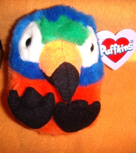 SQUAWK PUFFKINS STUFFED BIRD MWMT FREE SHIP - Picture 1 of 1