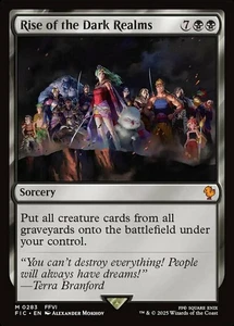 Rise of the Dark Realms Magic mtg NM-Mint, English Commander Final Fantasy x1 - Picture 1 of 1