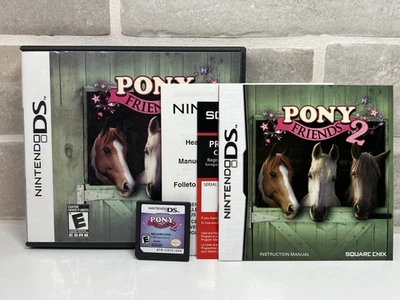 Pony Friends 2 Nintendo DS 2010 Game Case, Cartridge And Manual Play Tested - Image 1 of 4