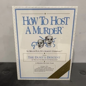 How to Host A Murderer The Duke's Descent Vintage Murder Mystery Game NEW - Picture 1 of 4