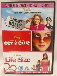 Lebensgroß - Cadet Kelly - Get a Clue - DVD 3 Disc Film Trio Lindsay Lohan RAR - Bild 1 von 5