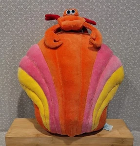 Funny Friends Jennifer Mazur Clam Shell Crab Plush Soft Sculpture Decoration 14" - Picture 1 of 12
