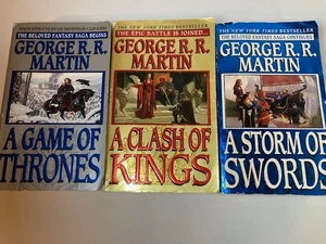 A Game Of Thrones 1-3 1st Print/1st Edition Storm, By George R.R. Martin - Picture 1 of 16