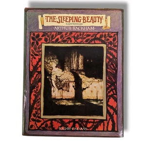 The Sleeping Beauty Hardcover Story Book Illustrated by Arthur Rackham 1973 - Foto 1 di 11