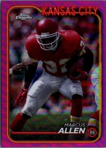 2024 Topps Chrome Pink Refractors #94 Marcus Allen Kansas City Chiefs - Picture 1 of 2