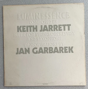 Keith Jarrett Jan Garbarek Luminessence LP 1975 ECM String Orchestra & Saxophone - Picture 1 of 6