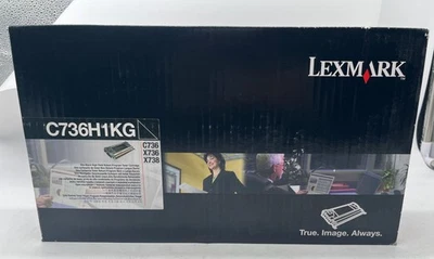 Cartucho de tóner original Lexmark C736H1KG alto rendimiento negro programa de devolución, fabricante de equipos originales Foto 1 de 2