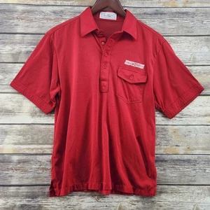 Mercury Racing Marine Vintage 80s  Men's Race Red Thin Polo Shirt Medium Adult M - Picture 1 of 10