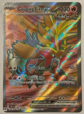 Gouging Fire ex 188/162 SV05: Temporal Forces Holo - Image 1 of 2