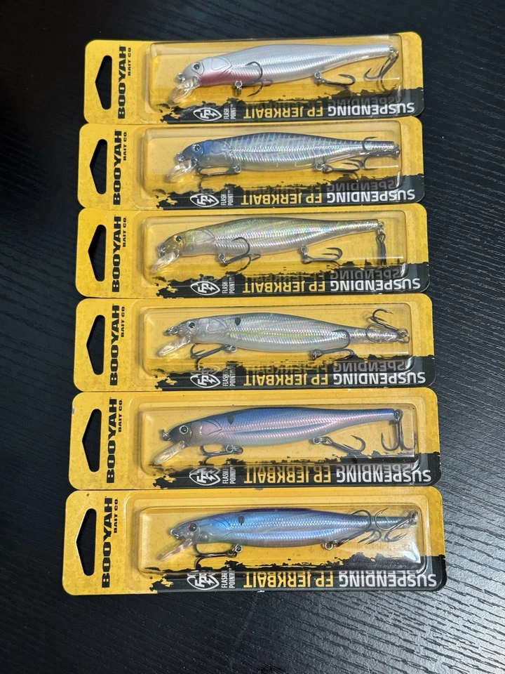 6) Booyah Flash Point Jerkbaits 4,25” 1/2 oz “FRETE GRÁTIS” Ver Descrição - Imagem 1 de 4