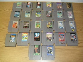 Lot of 26 NES games! Mario Bros 1 & 3 Bart vs the World TMNT Tecmo Bowl 10