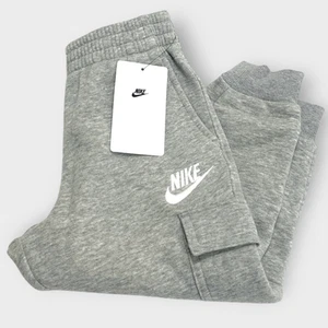 Nike Sportswear Club Fleece Cargo Pants Gray Heather Big Kids size 3-4 XS New - Picture 1 of 7