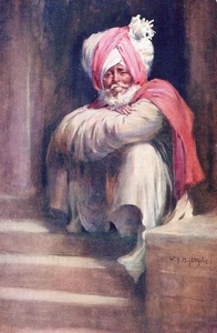 INDIA - Una postal de Rajput - Imagen 1 de 2