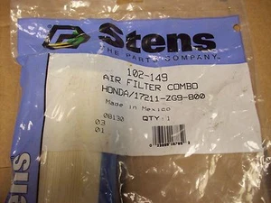 Stens Air Filter Combo 102-149 Replaces Honda 17211-ZG9-800 - Picture 1 of 1