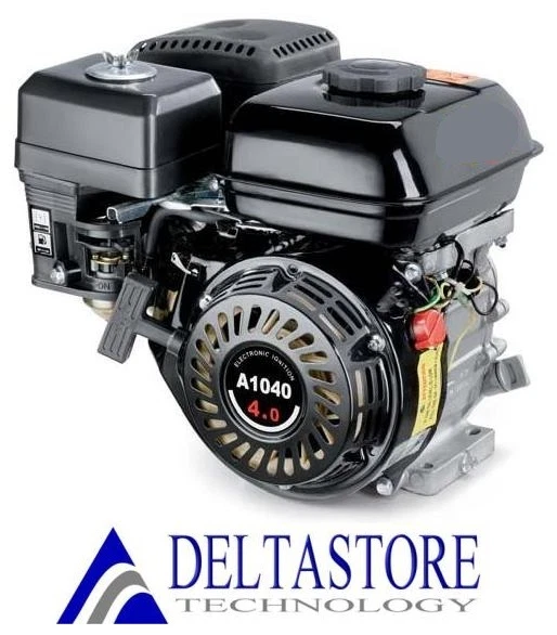 MOTORE A SCOPPIO BENZINA 4T 4HP albero cilindrico 19,05 mm TIPO GX120 - Immagine 1 di 1