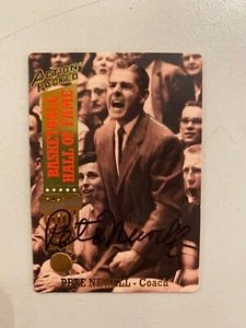 Pete Newell signed 1993 Action Packed HOF Basketball Card JSA COA Free Shipping - Imagen 1 de 2