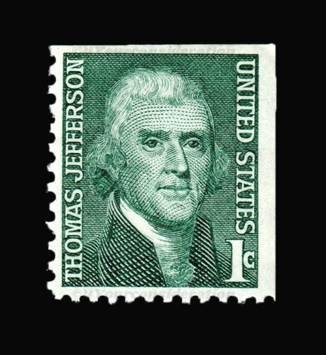 1968 Scott #1278a- ¢.06 Thomas Jefferson  - F/VF-MNH OG Booklet Single (WG) - Image 1 of 1
