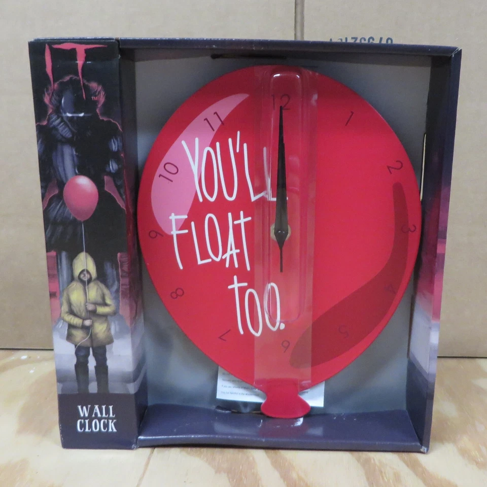 YOU'LL FLOAT TOO Reloj Temático de la Película IT Stephen King HORROR Merch Foto 1 de 1