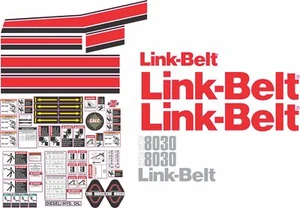 Link-Belt RTC8030 Crane Decal Kit - very high quality aftermarket decals - Picture 1 of 1