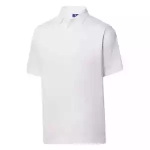 FootJoy Men White Drirelease Solid Jersey Collar Athletic Golf Polo S M L XL 2XL - Picture 1 of 5