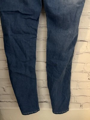Pantalones de mezclilla Xhilaration azul oscuro ajustados elásticos usados en excelente estado talla 13 para junior Foto 1 de 4