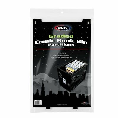 Graded Comic Book Bin Partitions X 3 (bcw) • 14.35£