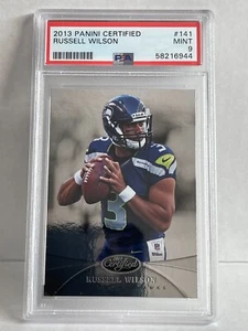 2013 PANINI CERTIFIED RUSSELL WILSON SEATTLE SEAHAWKS #141 PSA 9 - Picture 1 of 1