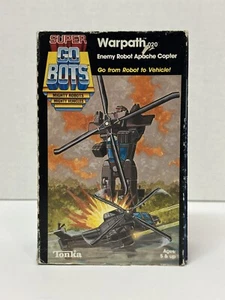 1984 Super Go Bots WARPATH 020 Box 100% Complete Tonka 7252 Enemy Robot Apache - Picture 1 of 8