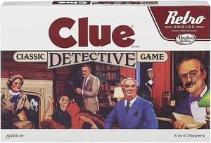 Clue Classic Detective Board Game Retro Series 1986 Edition Hasbro "New Sealed" - Picture 1 of 2