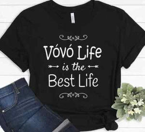Vovo Life Is The Best Life Vovo For Portugal Portugiesische Großmutter Vovo B T-sh - Bild 1 von 8