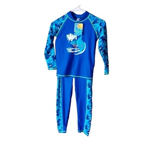 TFJH Boys Swimsuit UPF 50+ Sun Protection Size 8-9 Years NWT - Picture 1 of 9