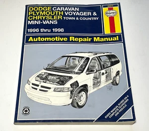 Haynes Auto Repair Manual 1996-1998 Chrysler Town & Country Caravan Voyager Van - Picture 1 of 6