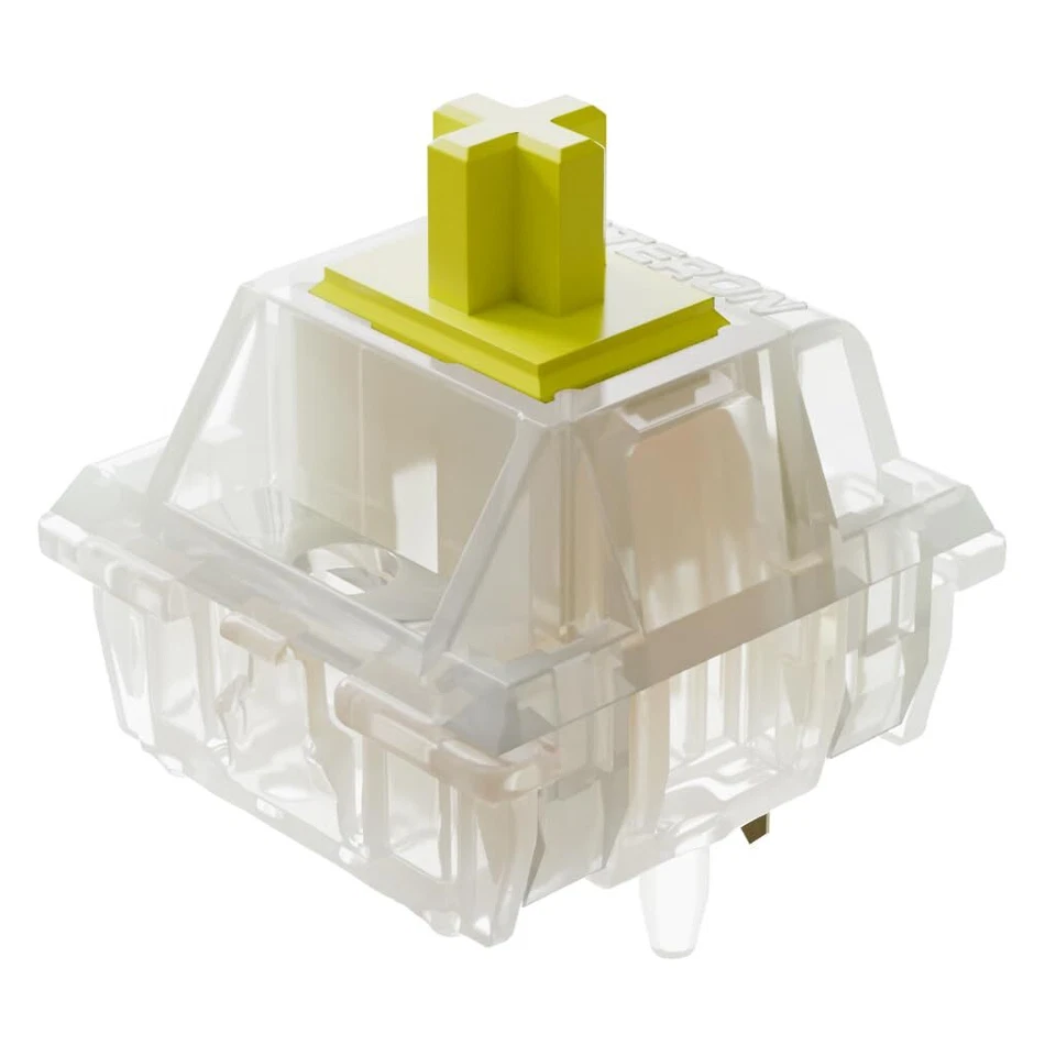 Lubed Gateron Yellow 5-Pin Milky Linear Switch Custom Keyboard Switch Lot - Image 1 of 4