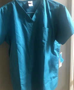 NEW royal unisex XPRESS SCRUBS v-neck  medical nurse M Doctor Costume Halloween - Picture 1 of 7