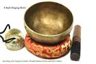 6" Superb B Crown Chakra OldTibetan Singing Bowl Meditation bowls,Handmade
