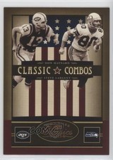 2005 Donruss Classics Classic Combos /500 Don Maynard Steve Largent #CC-11 HOF