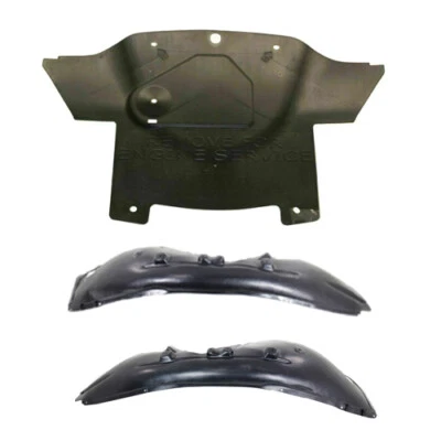New Front Fender Liner & Lower Engine Under Cover Set For 15-22 Dodge Charger - Image 1 of 4