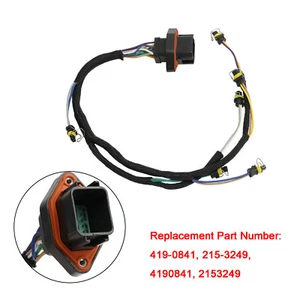 419-0841 215-3249 Fuel Injector Wiring Harness For CAT C9 Engine 330D 336D - Picture 1 of 11