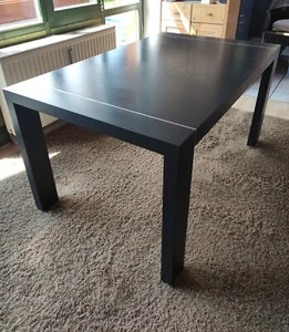 Flötotto Eßtisch (ausziehbar) mit 4 Stühlen (Freischw.) in Holz Eiche, anthrazit - Bild 1 von 13