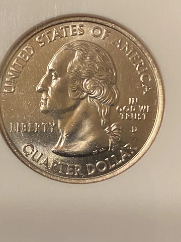 U.S MINT ERROR 2004-D Extra Low Leaf  NGC MS66 Wisconsin Quarter 25c  USA Coin Cover