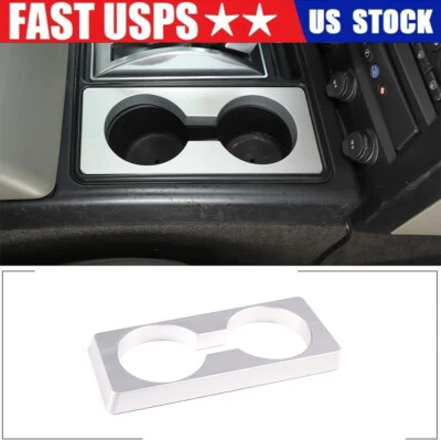 Portavasos plateado liso para Hummer H2 2003-2007 Foto 1 de 4