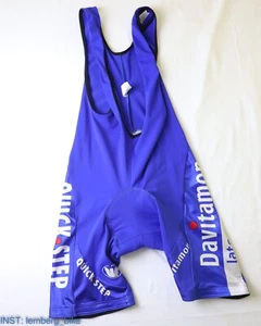 team Quick Step vermarc men vintage cycling bib shots (XL) #0069 - Picture 1 of 9