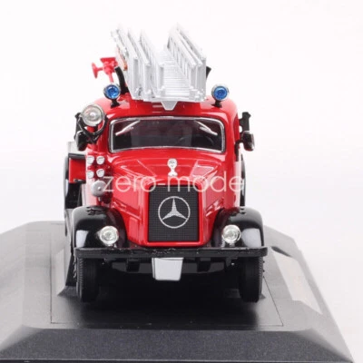 1/43 Scale 1944 MERCEDES BENZ L4500F Fire Truck Engine Diecast Toys Car Model - Image 1 of 4