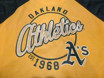Oakland Athletics G-III By Carl Banks Women's Jacket Size Large Rhinestones Logo - Image 1 of 4