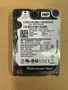 DELL 0N3VVG WD5000BPKT-75PK4T0 771629 500 GB 7,2 K RPM 32 MB de caché 6 Gb/s SATA 2,5" HD - Imagen 1 de 1