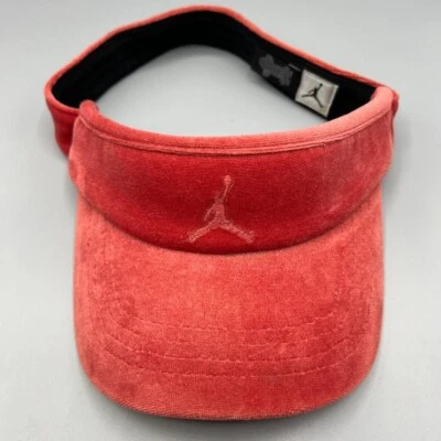 Boné de golfe Air Jordan viseira masculino vermelho pequeno-médio veludo jumpman elástico ajustado - Imagem 1 de 4