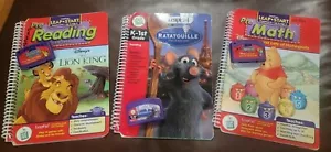 3 LeapFrog Leap Pad Start Lion King Winnie-the-Pooh Ratatouille Books Cartridges - Picture 1 of 5